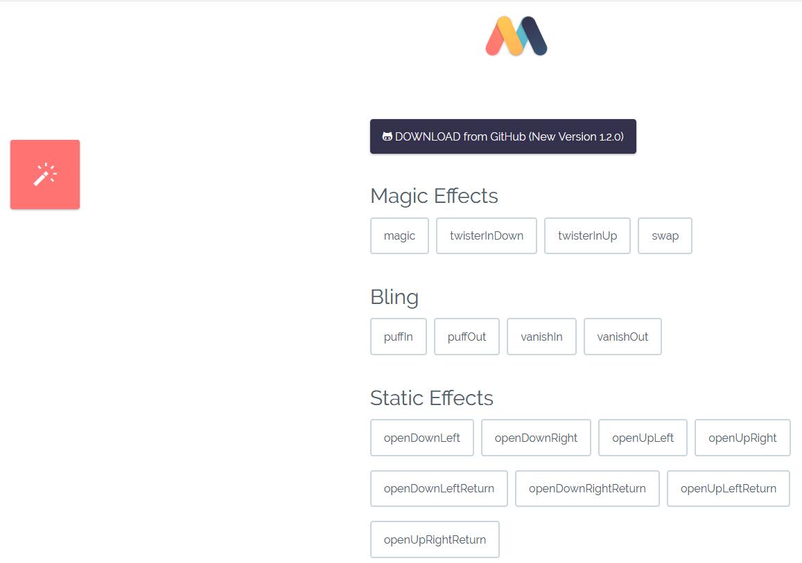 Magic CSS3 Animations 動(dòng)畫(huà)是一款獨(dú)特的CSS3動(dòng)畫(huà)特效包